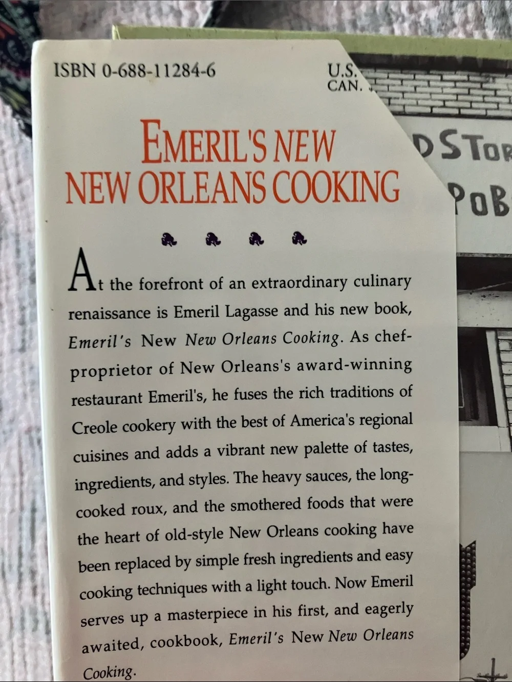 Emeril's New New Orleans Cooking 1993 First Edition HC Emeril Lagasse Cookbook